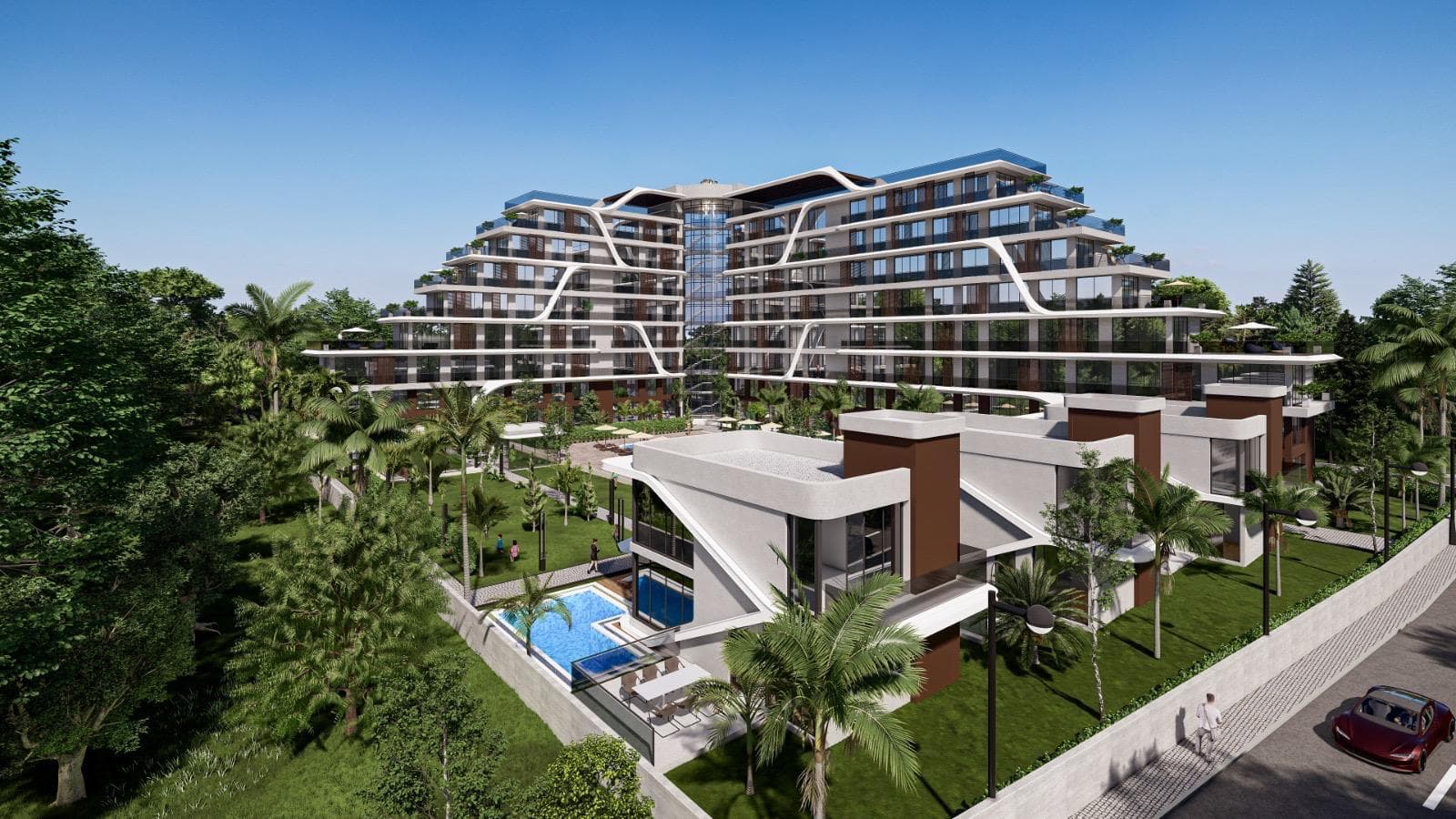 Kadıköy Karma Yapı Kompleksi — Yapım Galerisi - Kadıköy Karma Yapı Kompleksi'nin betonarme iskelet, cephe ve iç mekân bitişini belgeleyen f…